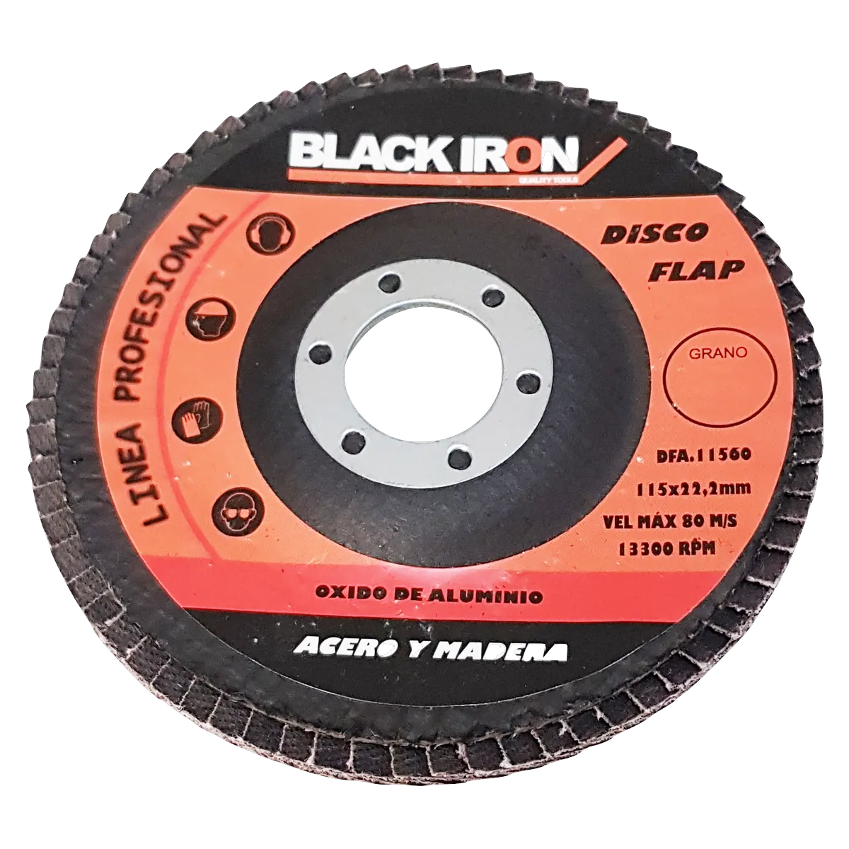 Discos Flap de Óxido de Aluminio (G40, G60, G80, G120)